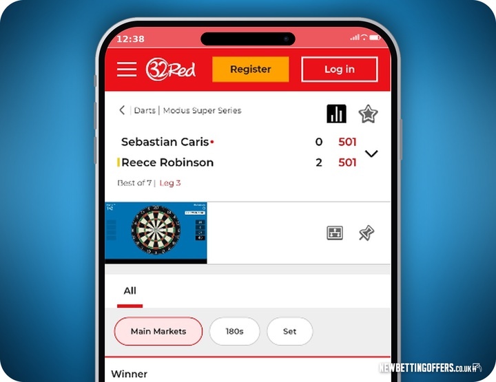 32Red Darts Betting