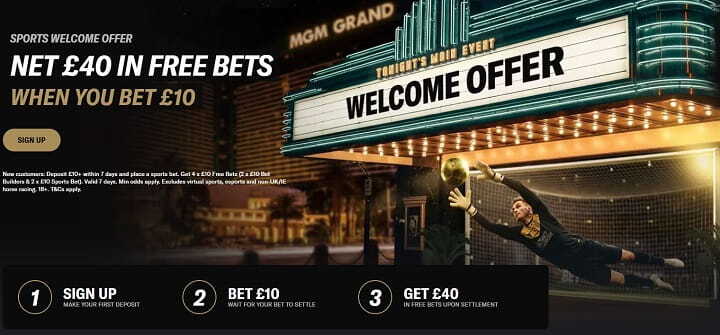 BetMGM Sign Up Offer banner