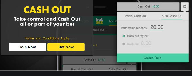 Bet365 Cash Out