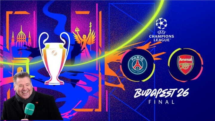 Chris Waddle interview on PSG v Arsenal