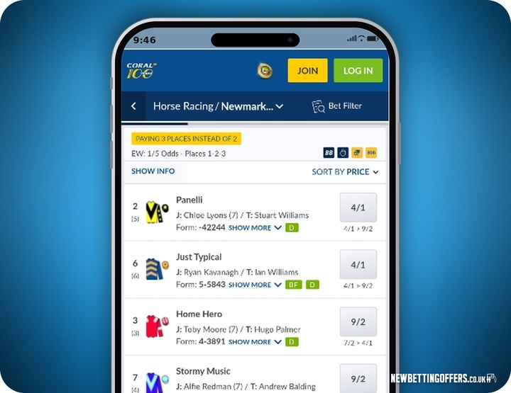 Coral Horse Racing Betting