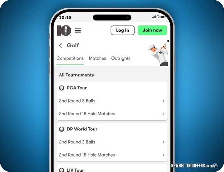 Golf Betting 10bet