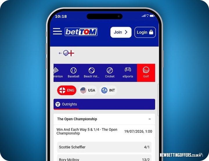 Golf Betting BetTom