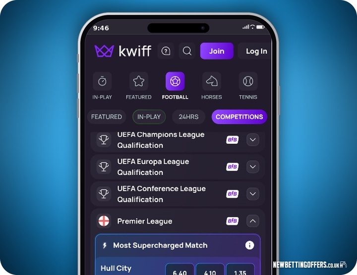 Kwiff Football Betting