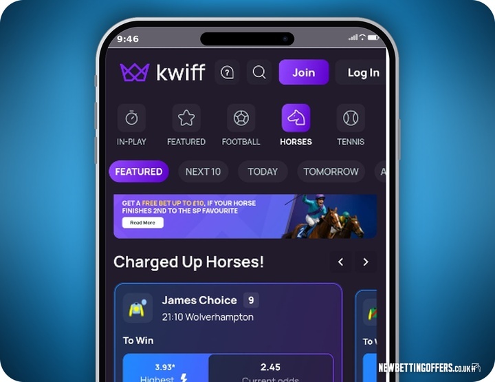 Kwiff Racing Betting