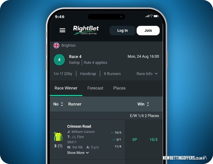 RightBet Racing Betting