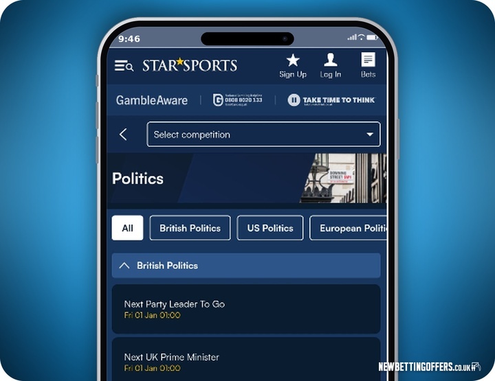 StarSports Politics Betting