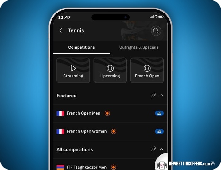 Livescore Bet Tennis Betting