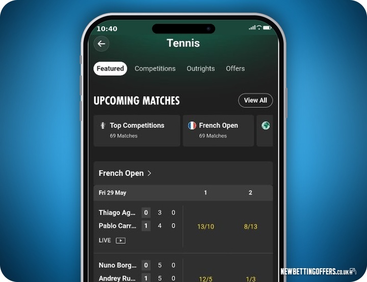 Bet365 Tennis Betting