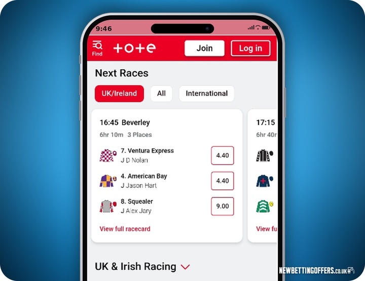 Tote Racing Betting