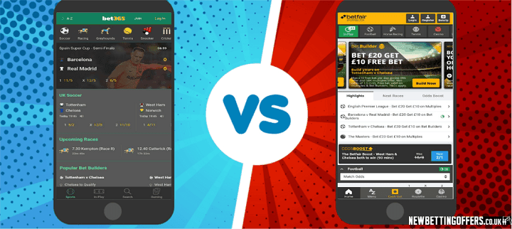 Bet365 or Betfair Sportsbook - Which is Better?