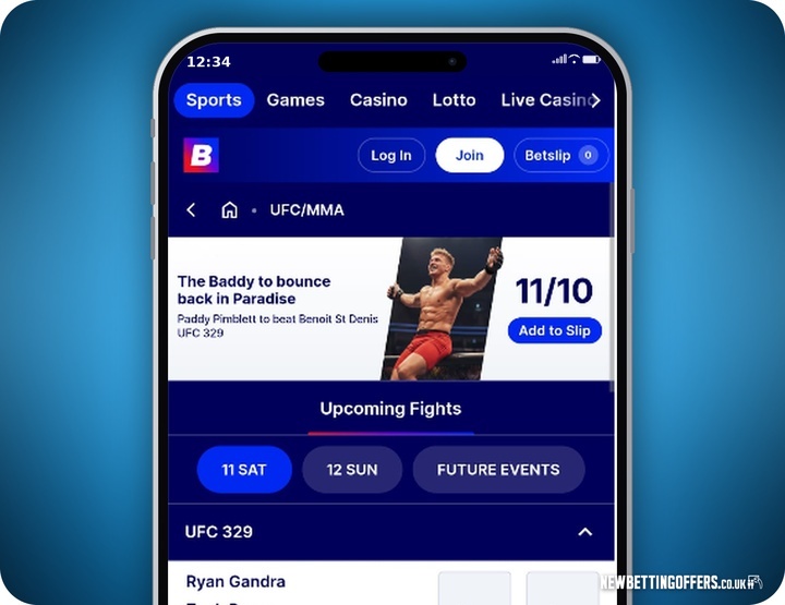 Betfred MMA Betting