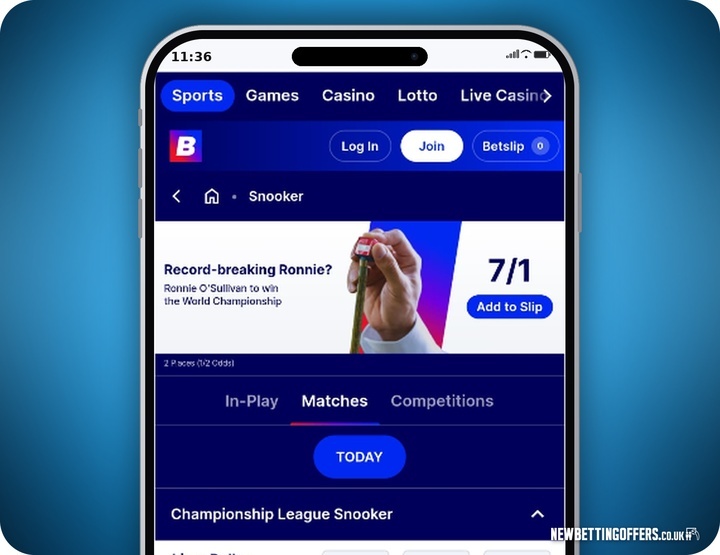 Betfred Snooker Betting