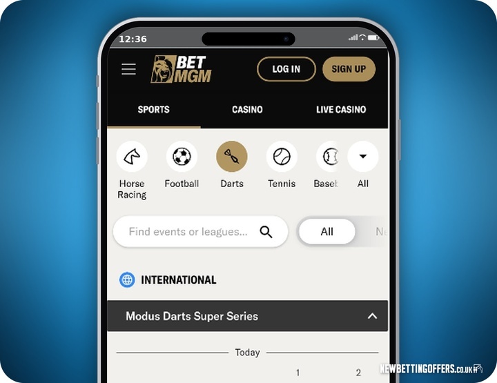 BetMGM Darts Betting