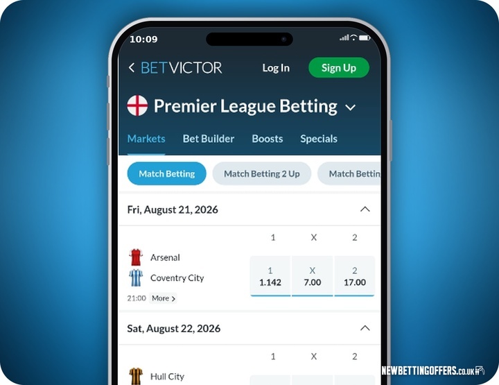 BetVictor Football Betting
