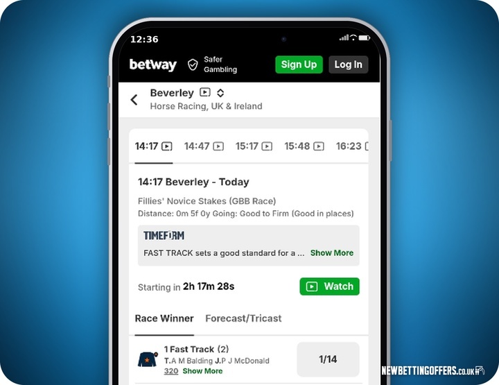 betway horse racing betting