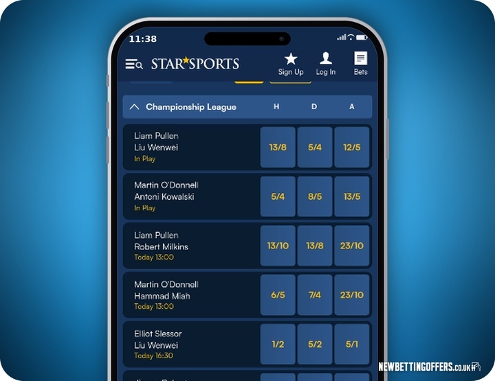 StarSports Snooker Betting
