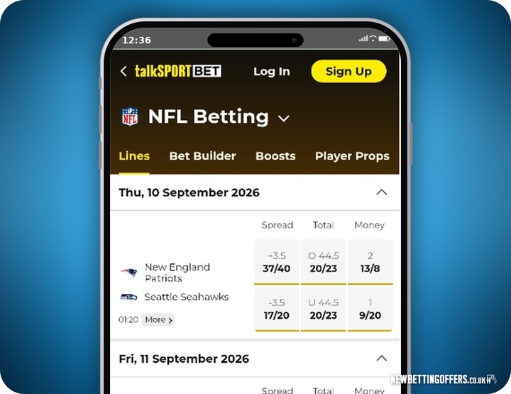 Talksport bet NFL Betting