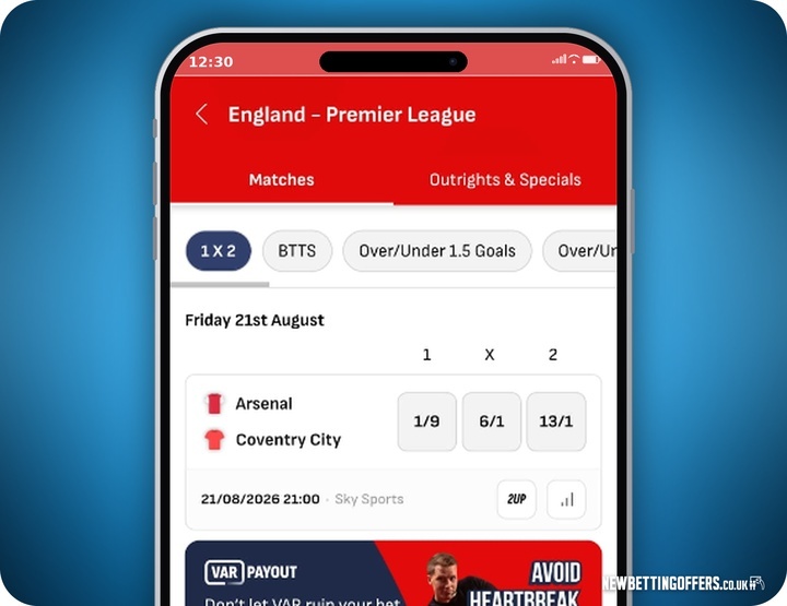 Virgin Bet Football Betting
